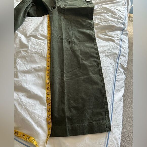 Weatherproof Vintage Ladies' Wide Leg Corduroy Pants, Olive 8,NWT - Picture 9 of 9